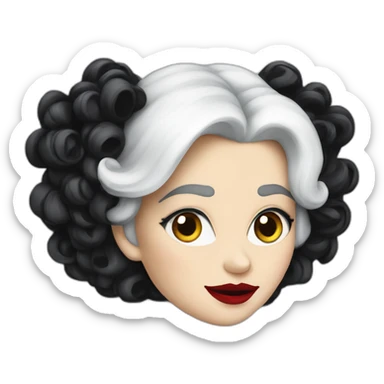 Cruella de Vil sticker