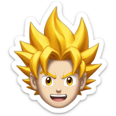 goku ssj sticker