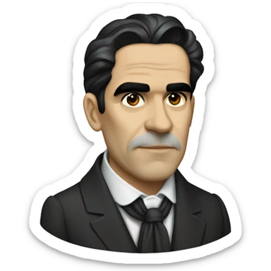 federico garcia lorca sticker