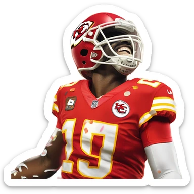 KC Chiefs Win Super Bowl 2025 sticker