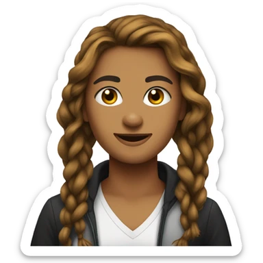 siyah yatay sonsuzluk sticker