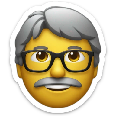 Ninho avec des lunettes écoutant de la musique sticker