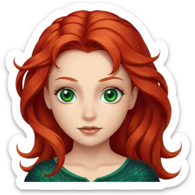 mera from aquaman sticker
