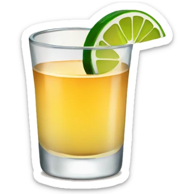Tequila shot sticker
