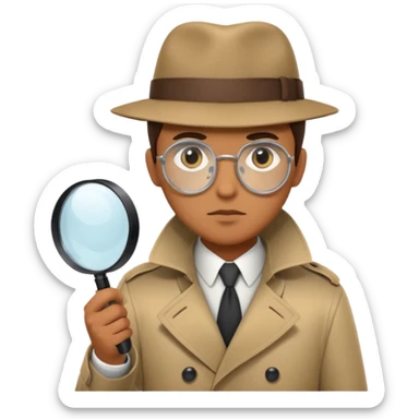 Detective sticker
