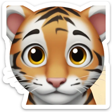 baby tiger sticker