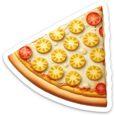 Pineapple pizz sticker