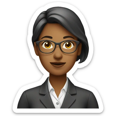 a female architect sticker