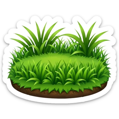 grass garden sticker