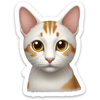 Cat cat sticker