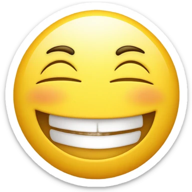yellow face emoji with stars instead of eyes sticker
