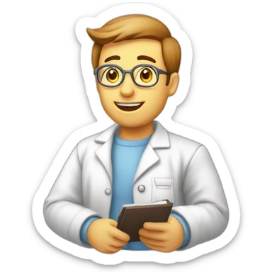 exercice chimie sur feille rose sticker