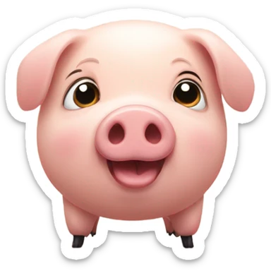 Fat pig sticker