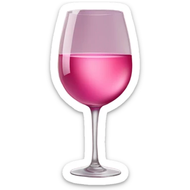 Pink wine sticker