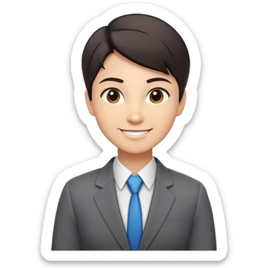 Сотрудник HR отдела компании Voxys в разных аспектах работы sticker