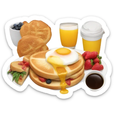 Breakfast sticker
