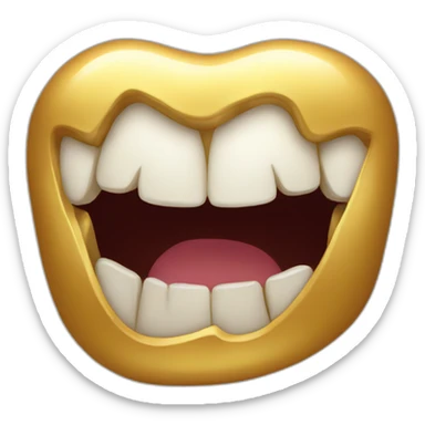 gold-tooth sticker