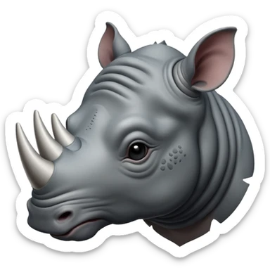 rhinoceros sticker