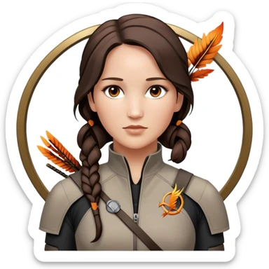 Hunger games sticker