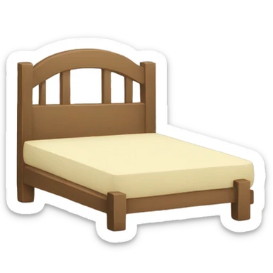 Broken bed frame sticker
