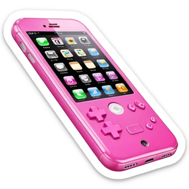 i need gaming classick iphone  pink pack literally for girls soft png 3d illustrations sticker