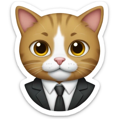 cat lawyer sticker