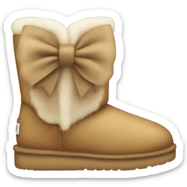Uggs with bows sticker