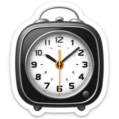 um DESPERTADOR minimalista sticker