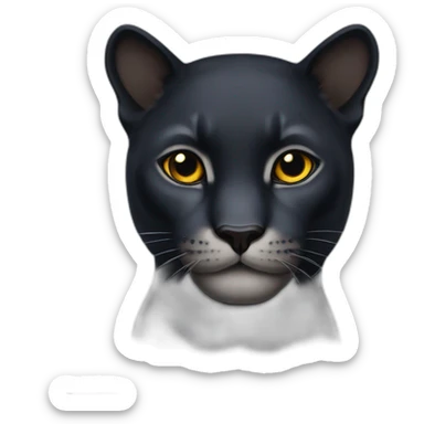 Panthère noire sticker