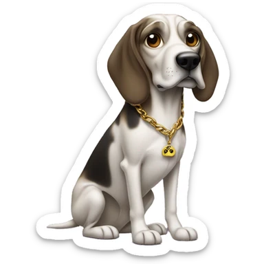 snoop dog qui embrasse un chien sticker