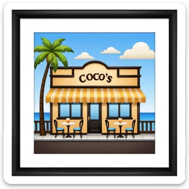 coco’s cafe sticker