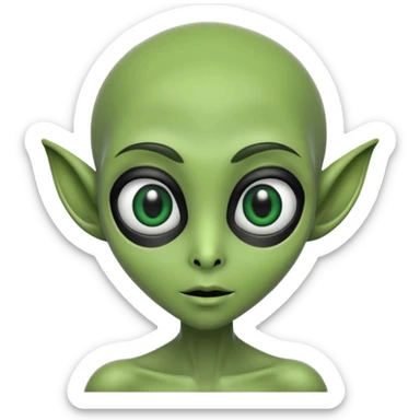 Alien sticker