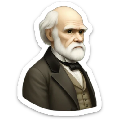 Charles Darwin sticker