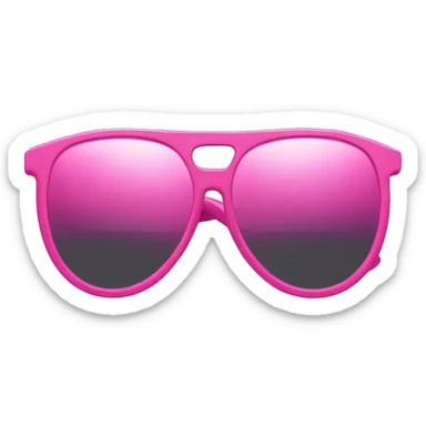 cute pink sunglasses  sticker