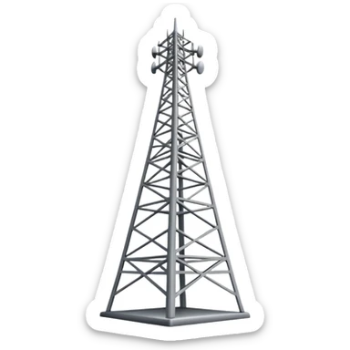 telephone tower sticker