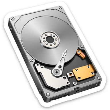 Hard drive sticker