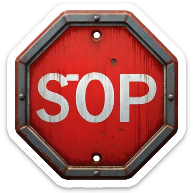 Stop Sign sticker