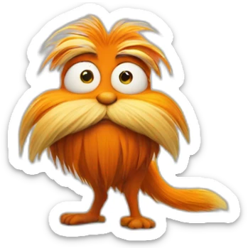 lorax sticker
