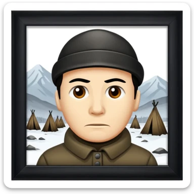 soviet gulag, no frame sticker