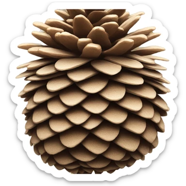 pinecone sticker