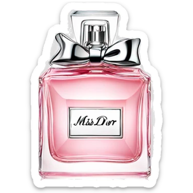 Miss dior perfume sticker