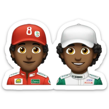 Hamilton et senna sticker