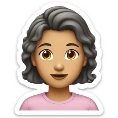 lesbian girl sticker