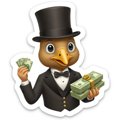 The Millionaire Dodo sticker