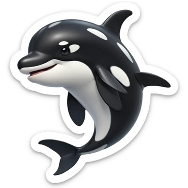 cinematic-comical-orca-portrait-emoji,-head-tilted-dramatically-with-an-exaggeratedly-shocked-expression,-featuring-a-sleek-black-and-white-body-with-wide,-comically-expressive-eyes-full-of-playful-disbelief-and-animated-flippers,-simple sticker