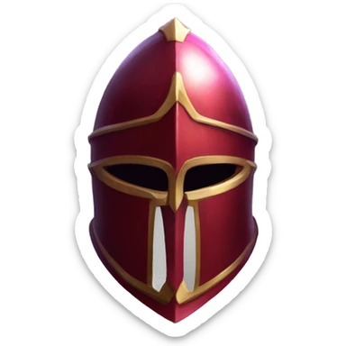 ruby paladin helmet sticker