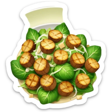 Charred sprout Caesar salad sticker