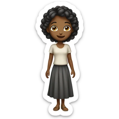 fille voilée  sticker