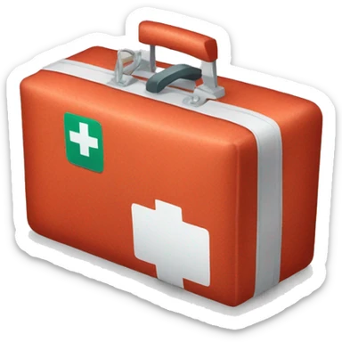 first aid kit mini sticker