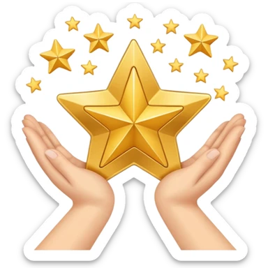 Make me a flat icon to show "How real parents rate this" sticker